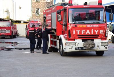 Samsun İtfaiyesi 2015’te 5 Bin 358 Vakaya Müdahale Etti