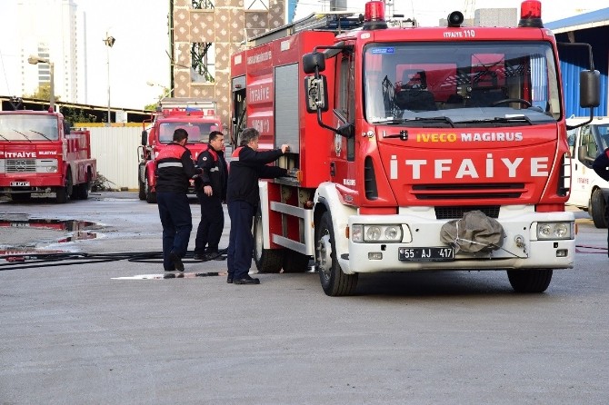 Samsun İtfaiyesi 2015’te 5 Bin 358 Vakaya Müdahale Etti