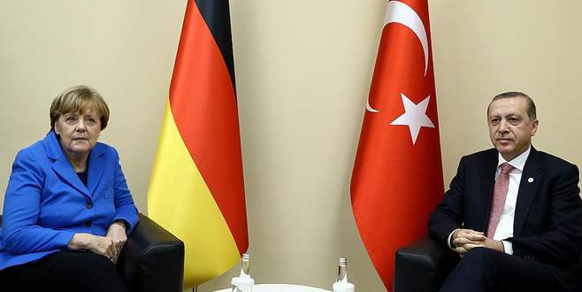 Cumhurbaşkanı Erdoğan ile Almanya Şansölyesi Merkel görüştü