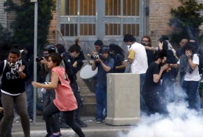 Sao Paulo’da polis şiddetine tepki