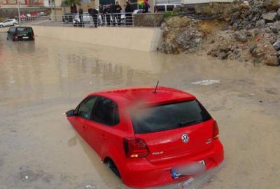 Canını zor kurtardı!