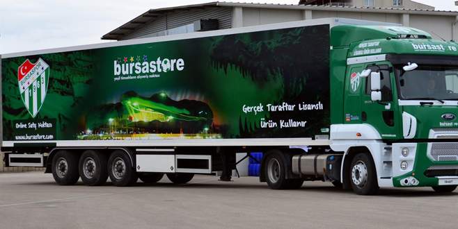 Bursastore TIR’ı hizmete girdi