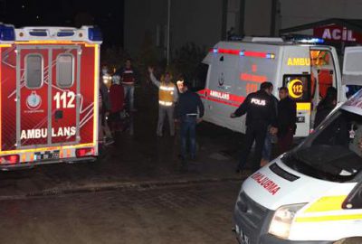 100 işçi hastaneye kaldırıldı