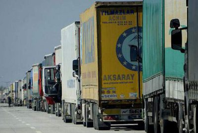 Kapıkule’de 2,5 kilometrelik TIR kuyruğu oluştu