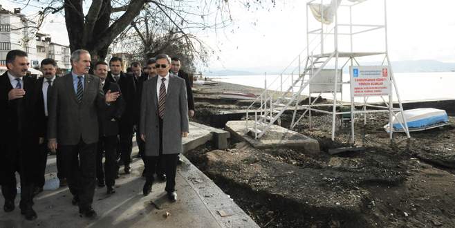 Bursa sahillerinde dönüşüm devam ediyor
