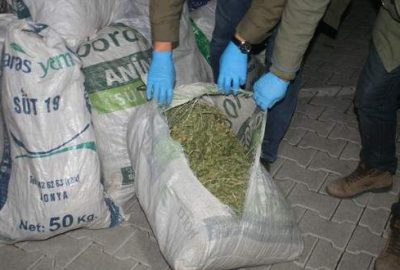 Evinden 264 kilo esrar çıktı ‘yolda buldum’ dedi