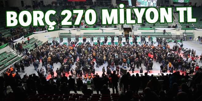 Borç 270 milyon TL