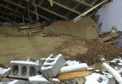 Heyelandan Bir Ev Çöktü