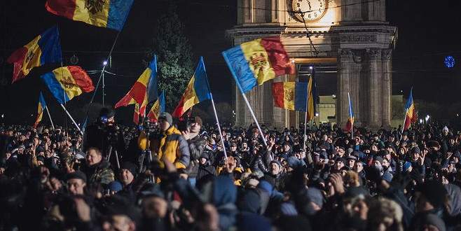 Moldova’da hükümet karşıtı gösteri