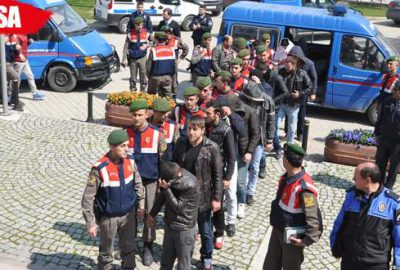 Kanlı asker eğlencesi sanıkları hakim karşısında