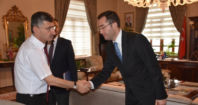 TKDK Manisa İl Koordinatörlüğüne Atanan Kürşat Dağdelen’den Vali Bektaş’a Ziyaret