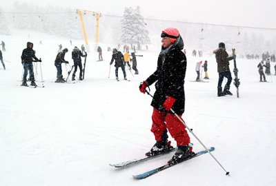 Uludağ’da kar kalınlığı 2 metreyi geçti