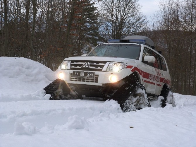Kar Onlara Engel Olmadı