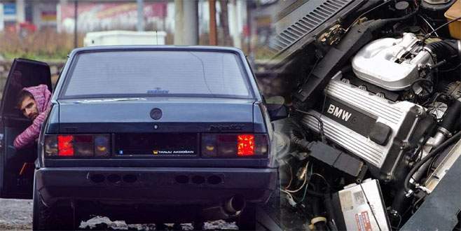 Şahin’e BMW motoru takan genç yakalanınca isyan etti