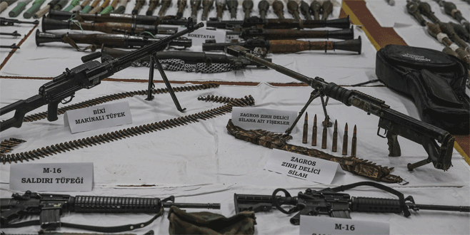 PKK’nın cephaneliği ele geçirildi