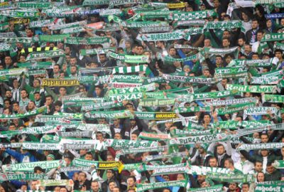 Bursaspor taraftarından muhteşem görüntüler
