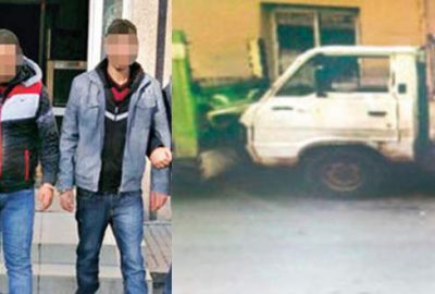 Gaspçı patatesçiler cama yansıyan görüntülerinden yakalandı