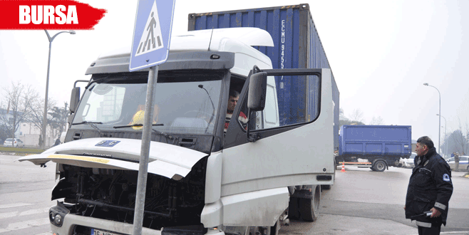 Soğukkanlı şoför faciayı önledi