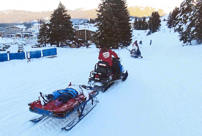 Uludağ’da 1 ayda kayak kazalarında 170 kişi yaralandı