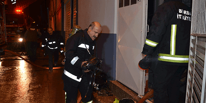 Bursa’da korkutan fabrika yangını