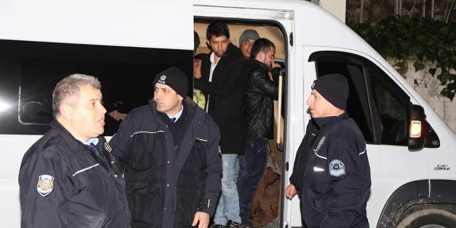 Bursa’da 34 kaçak göçmen yakalandı