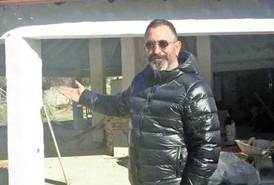 Oğluyla Bodrum’da