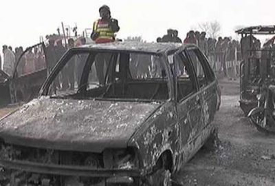 Doğalgaz tankeri patladı: 12 ölü