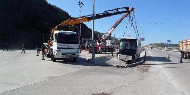 Bursa’da otobüste dehşet anları