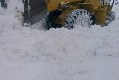 Başkale’de Yola Çığ Düştü