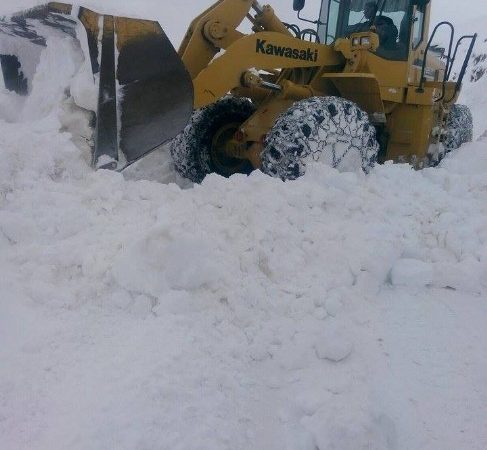 Van’ın Başkale ilçesinde 20 mahallenin ulaşımını sağlayan yola çığ düştü.