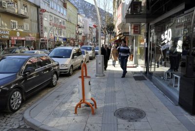 Gümüşhane Belediyesi Kaldırım İşgallerine Son Verdi