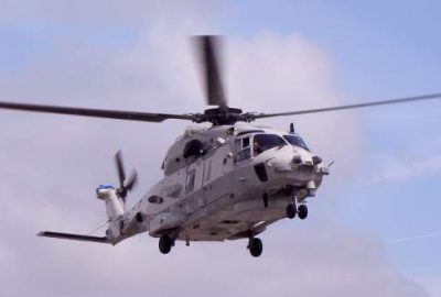 Yunan helikopteri düştü