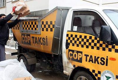 Yozgat Belediyesinin çevre kirliliğiyle mücadele kapsamında başlattığı "çöp taksi" uygulamasıyla,