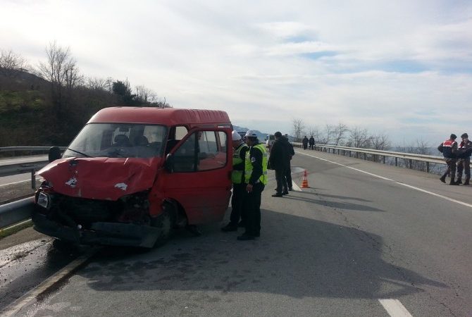 Giresun’un, Eynesil ilçesinde bugün meydana gelen trafik kazasında 1 kişi