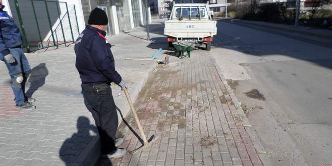 Yıldırım’da yollar onarılıyor