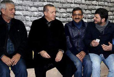 Cumhurbaşkanı Erdoğan esnafla sohbet etti