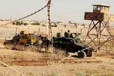 Karakol bölgesine havan atışı