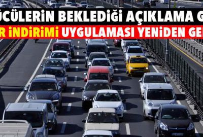 Sürücülerin beklediği açıklamayı Bakan yaptı