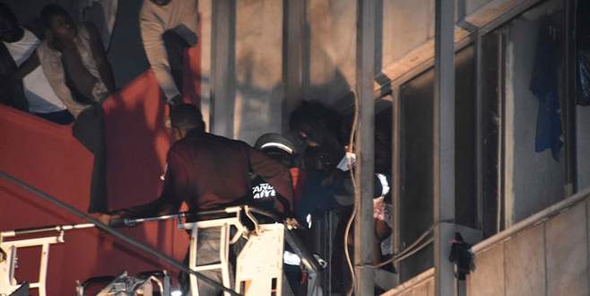 Pansiyonda feci yangın! 5’i ağır, 10 yaralı