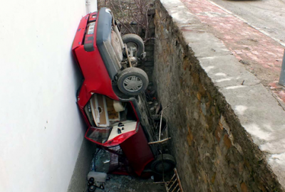 Fren yerine gaza basınca…