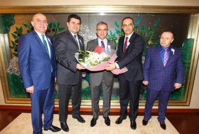 Başkan Köşker’e Vergi Dairesi’nden Konuklar