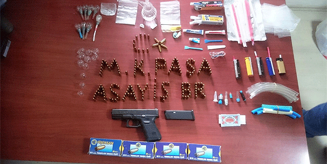 Bursa’da uyuşturucu operasyonu! Hayalet silah da bulundu