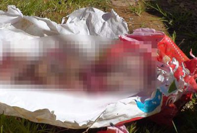 Mezarlıkta bebek cesedi bulundu