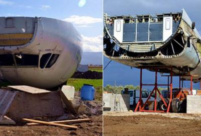 Restoran uçağın montajı başladı