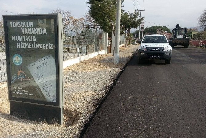 Manisa Büyükşehir Belediyesi, Gölmarmaralı vatandaşların yoğun olarak kullandığı Nato Caddesi’nde