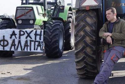 Yunan çiftçiler, eylemlerini Selanik’te sürdürecek