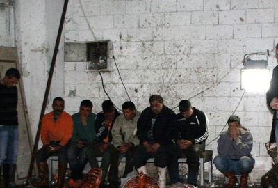 Kaçak at kesim yerine baskın!