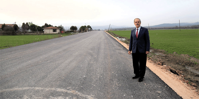 Bursa’da kırsal kesimde yol kalitesi artıyor