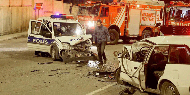 Polisten kaçan sürücü kaza yaptı: 1 ölü, 2 yaralı
