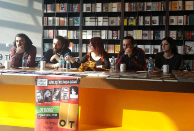Bursalı okurlar ve üniversiteli gençlerle buluşan Ot Dergisi yazarları, Bursa'daki